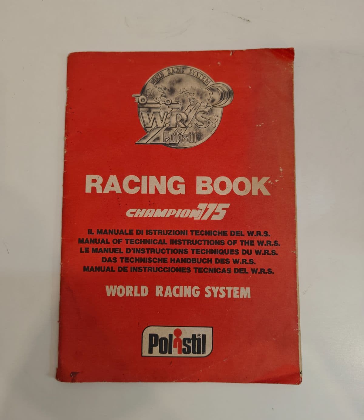 1978 Polistil W.R.S. Champion 75 Instruction Manual - Vintage Racing Book