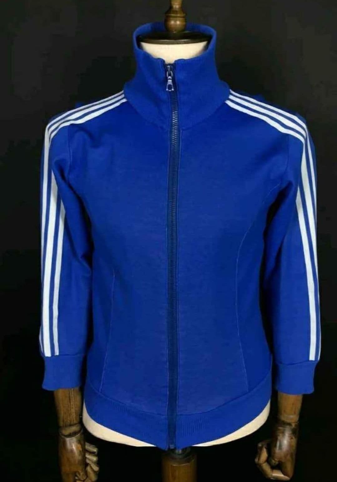 Vintage Adidas Blue Track Jacket Size Medium
