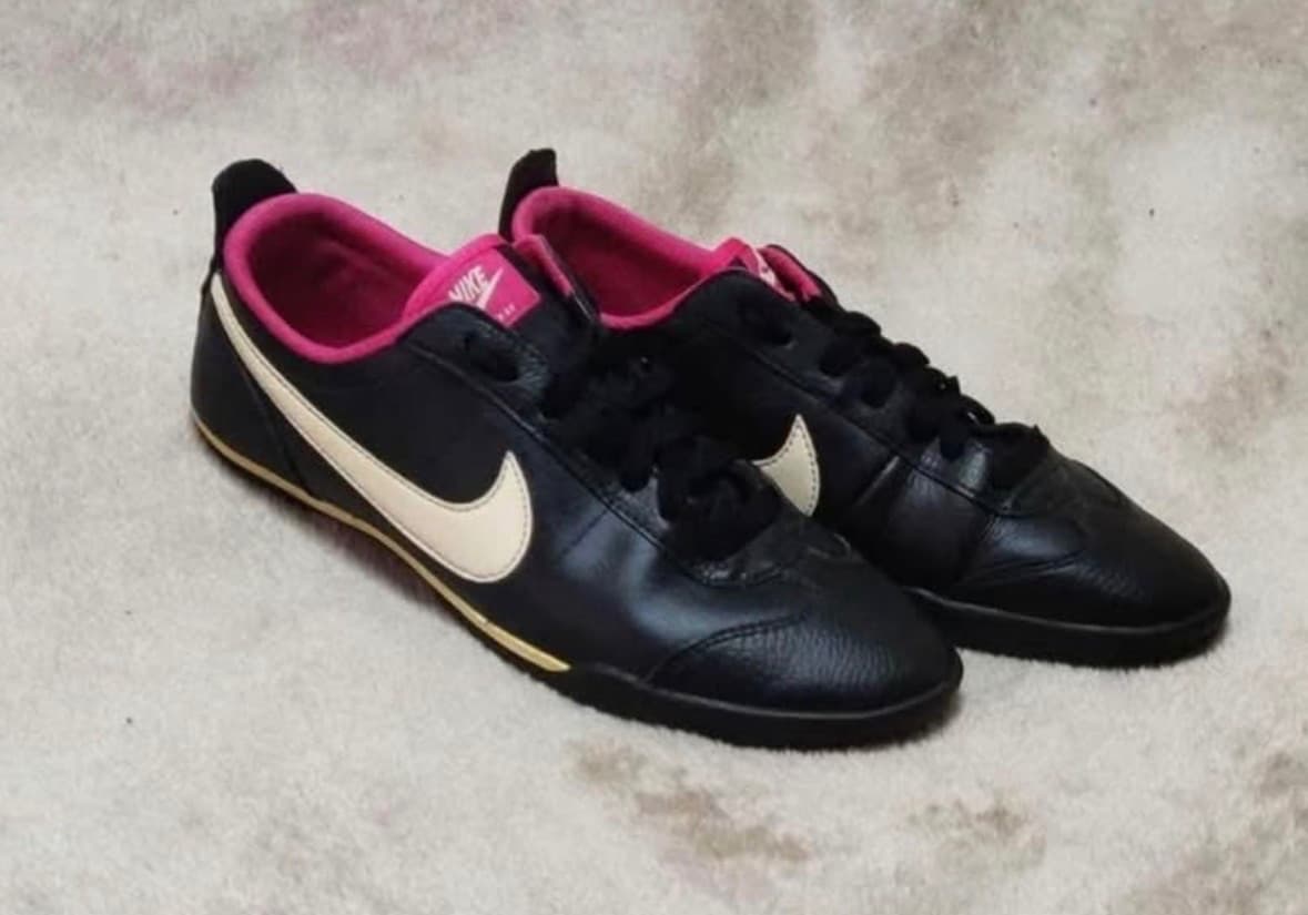 Nike Fivekay Black White Pink Women Sneakers Size 38.5