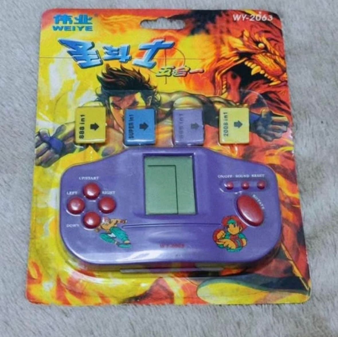 Vintage Weiye WY-2063 Handheld Game New Sealed