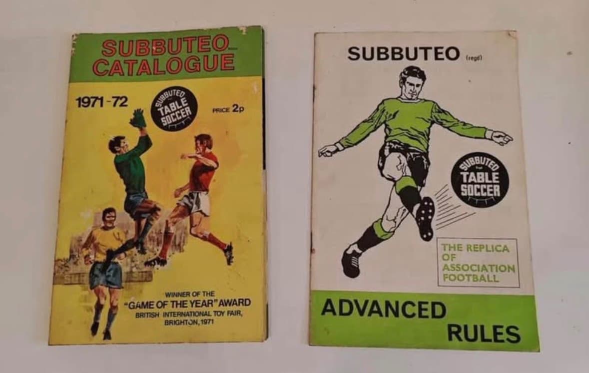 1971/72 Subbuteo Catalogue & Advanced Rules Book