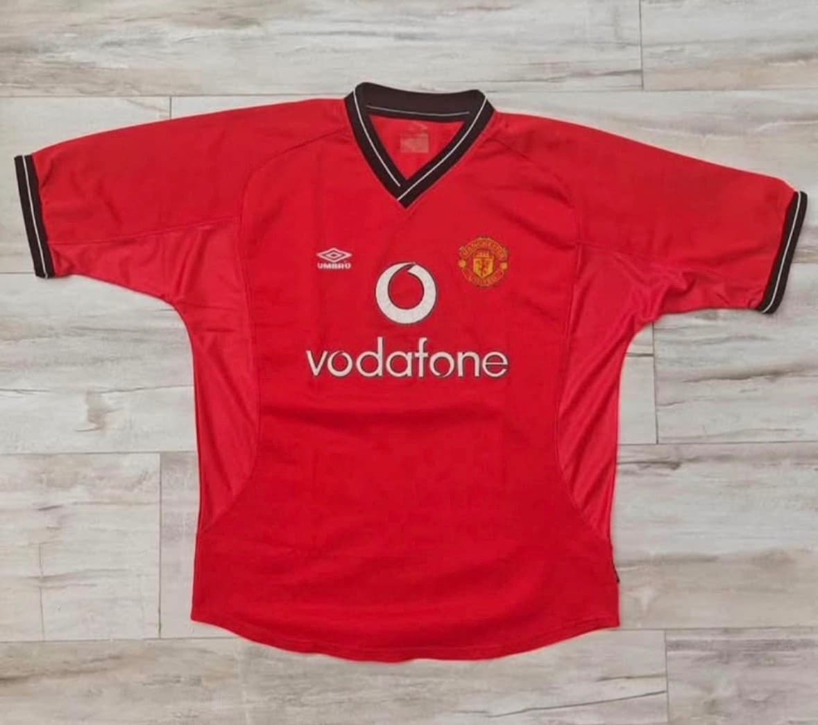 Umbro Manchester United 2000 / 02 Home Shirt Football Shirt Jersey VAPA TECH