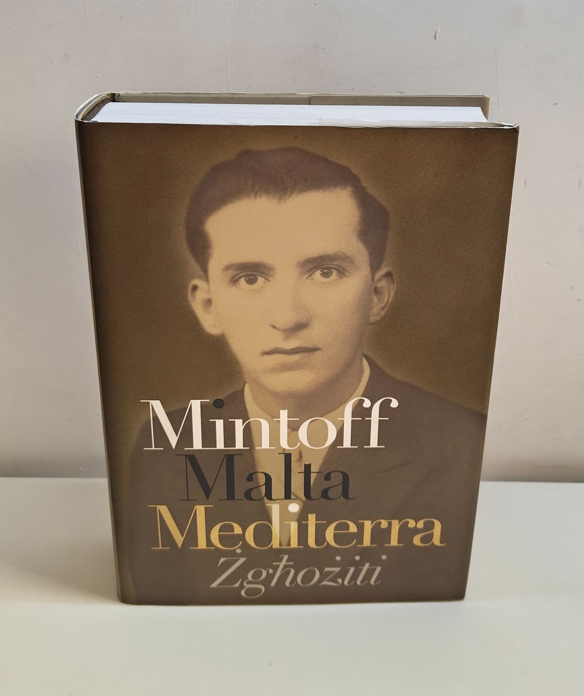 Dom Mintoff Autobiography Book - Mintoff Malta Mediterra Żgħożiti