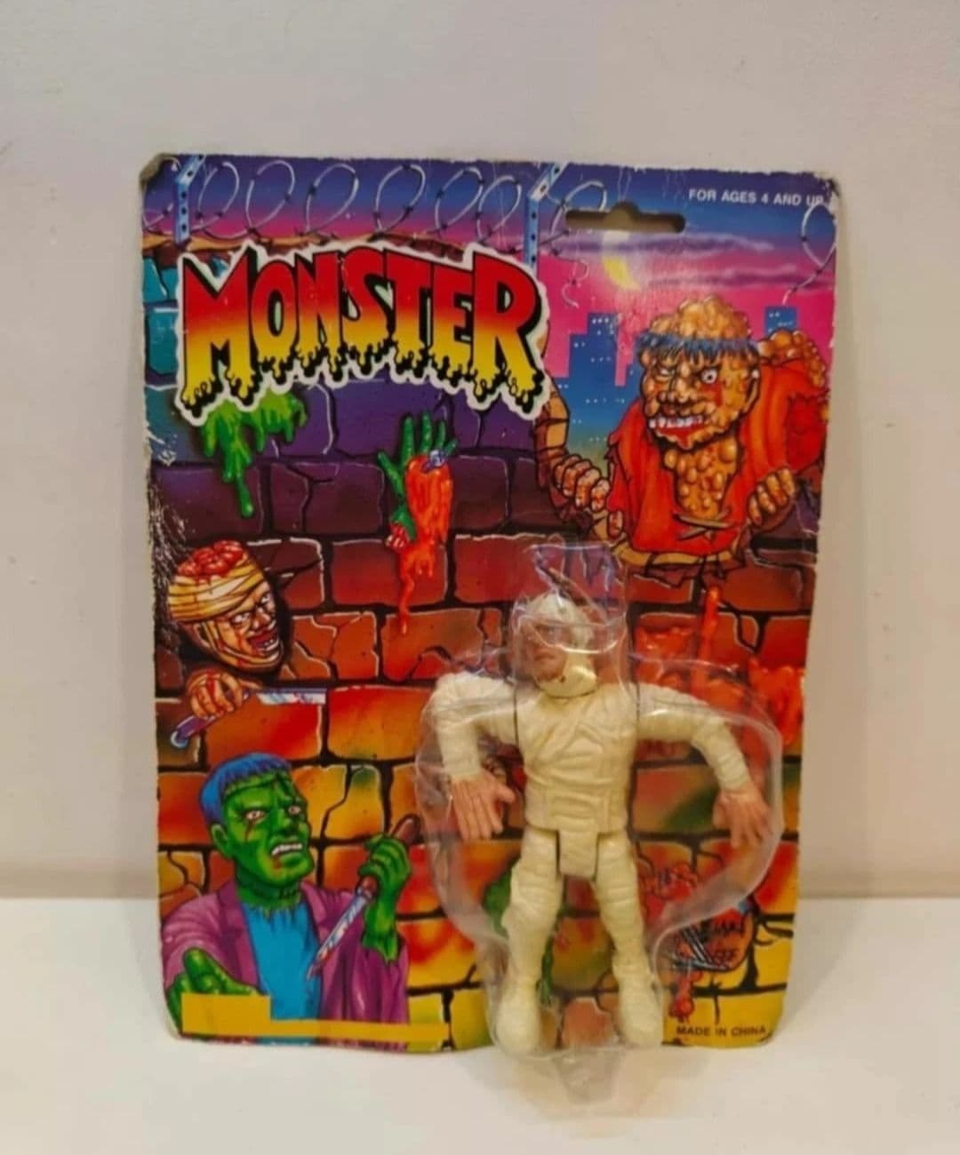 RARE Knock OFF 1990's Universal Monsters The Mummy Action Figure Bootleg