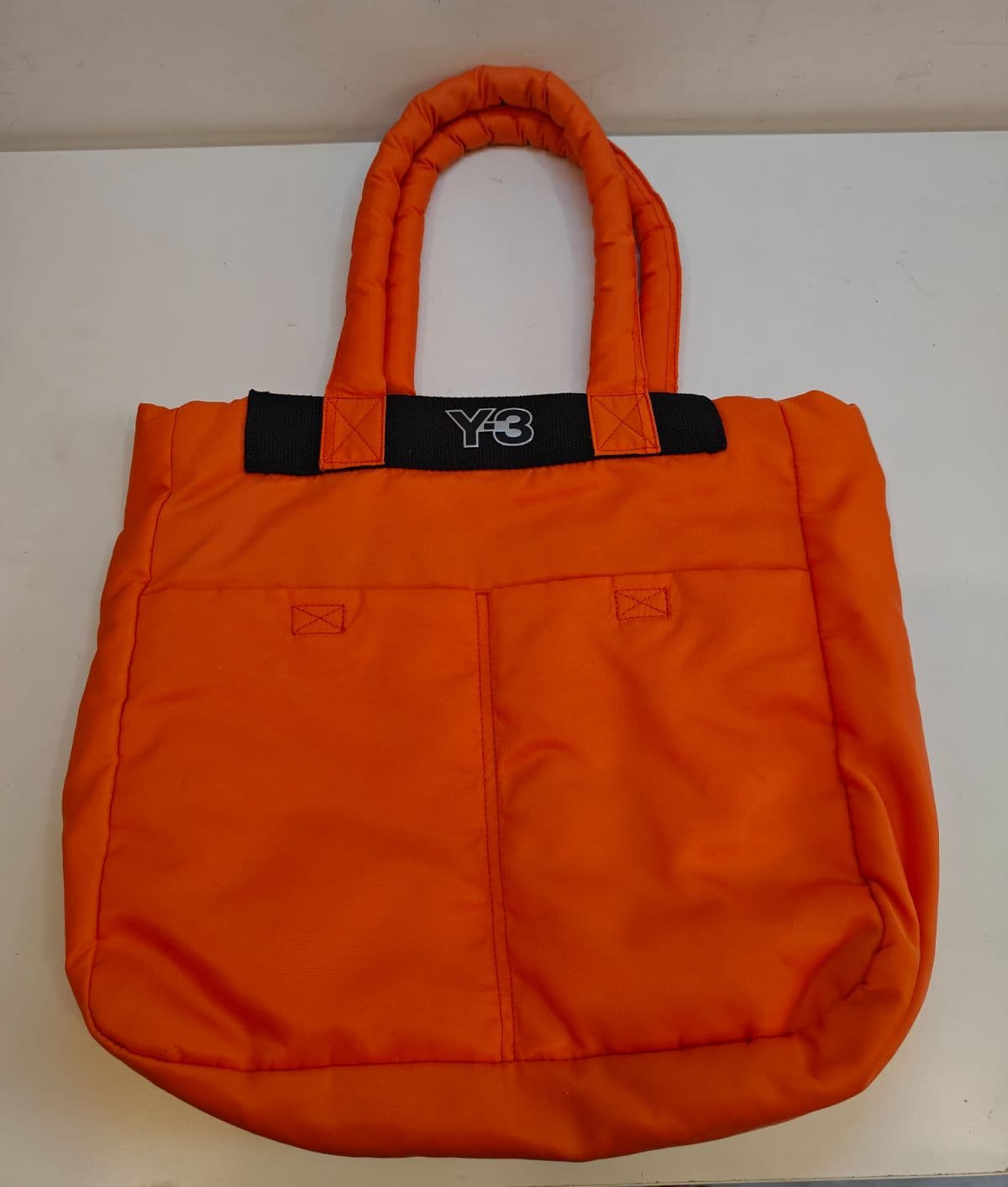 Vintage Y-3 Adidas x Yohji Yamamoto Orange Tote Bag - Y2K Nokia Pocket