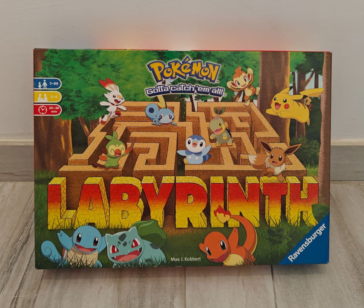 Pokémon Labyrinth Board Game by Ravensburger - 100% Complete