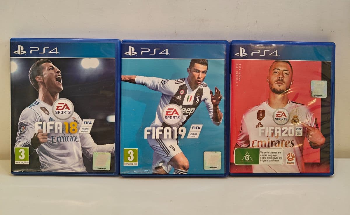 FIFA PS4 Game Bundle - FIFA 18 / FIFA 19 / FIFA 20