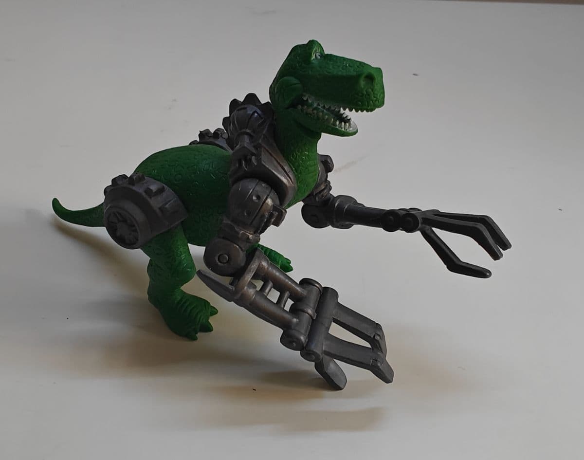 Rare Disney Pixar Toy Story Battlesaurs Rex Action Figure - Mattel