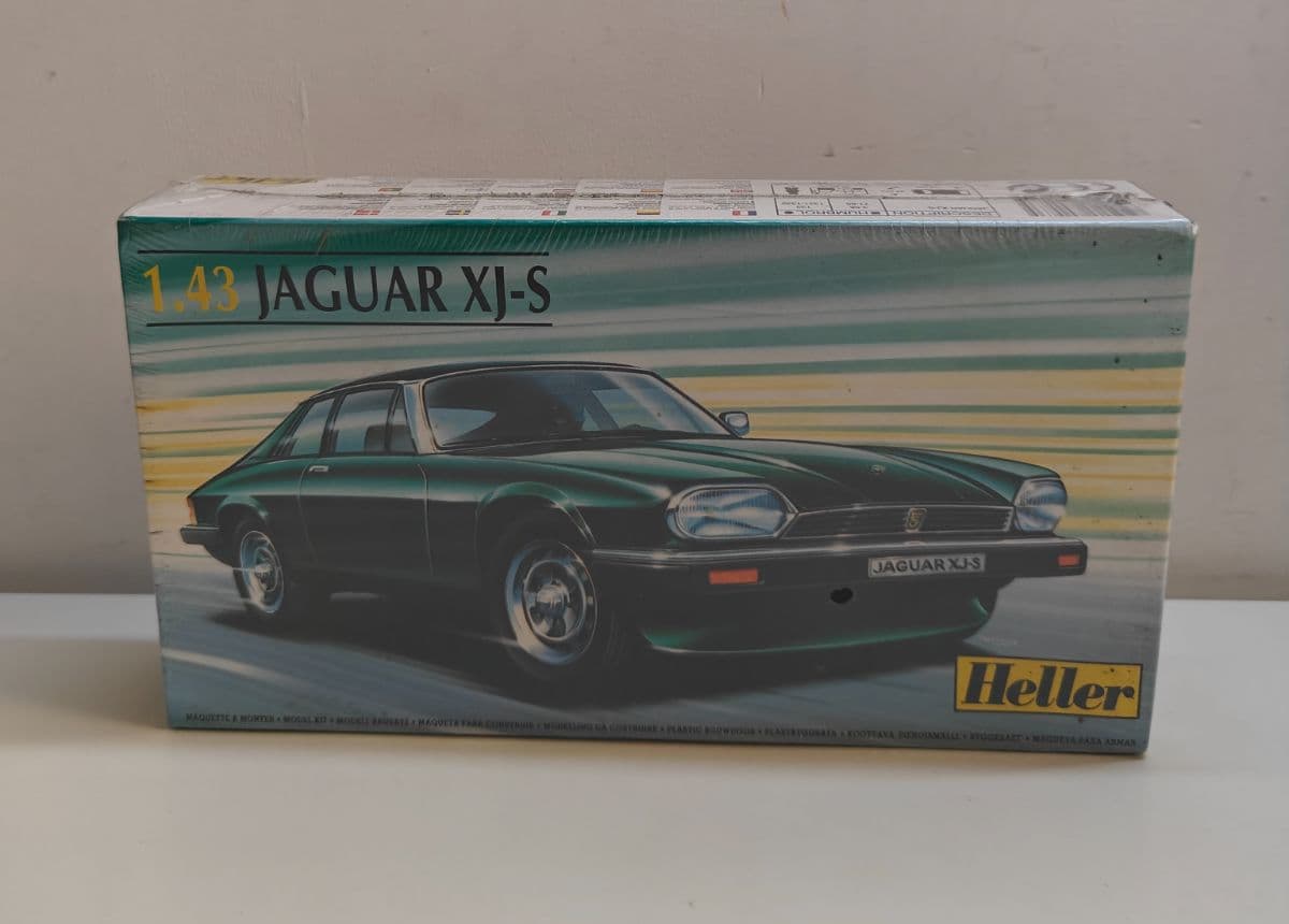 Vintage Heller 1:43 Jaguar XJ-S Model Car Kit - Factory Sealed