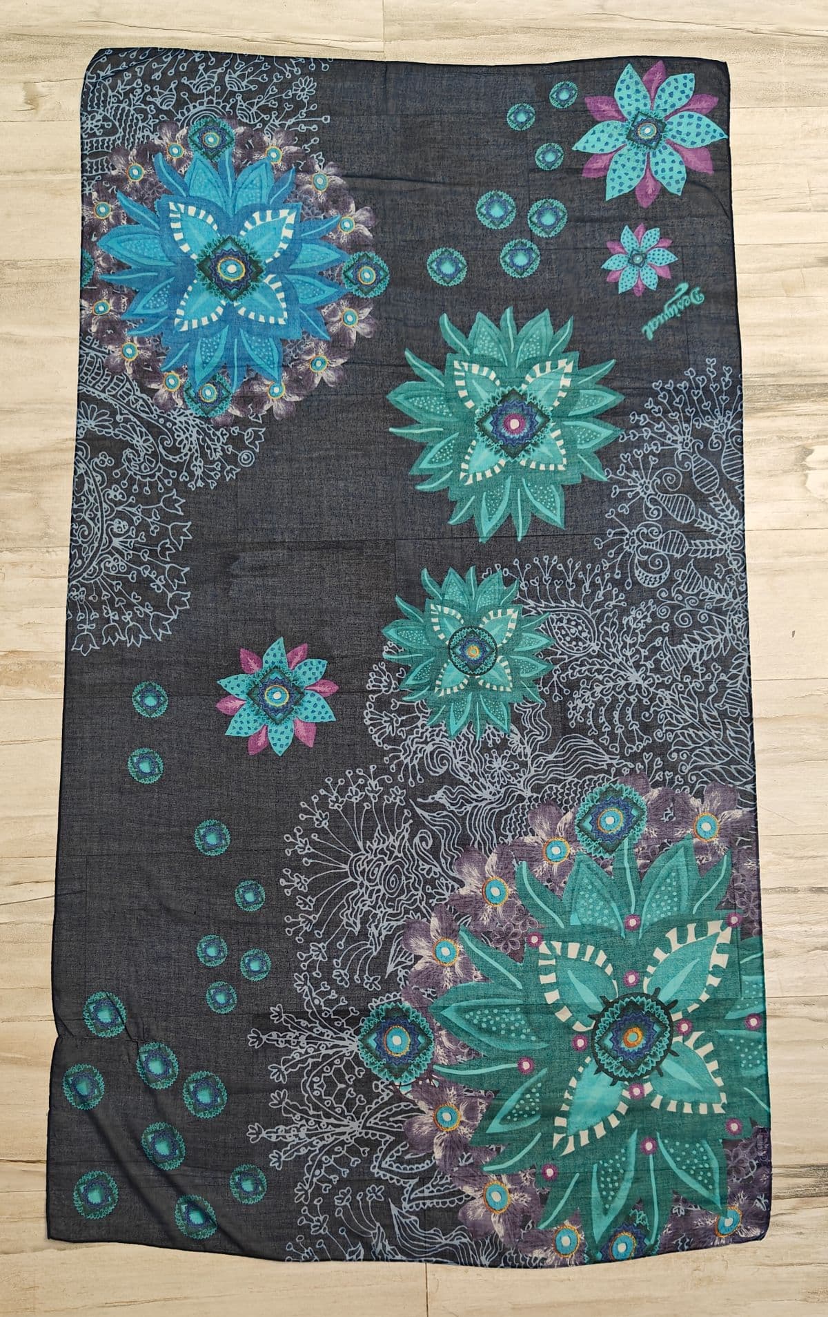 Original Desigual Bollywood Mandala Scarf (200cm x 110cm)
