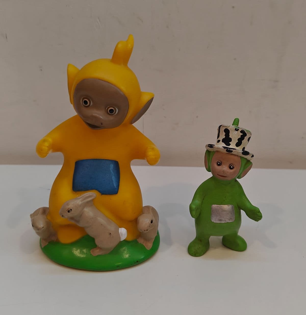Vintage 1990s Teletubbies Figures - Bullyland Dipsy & Ragdoll Laa-Laa