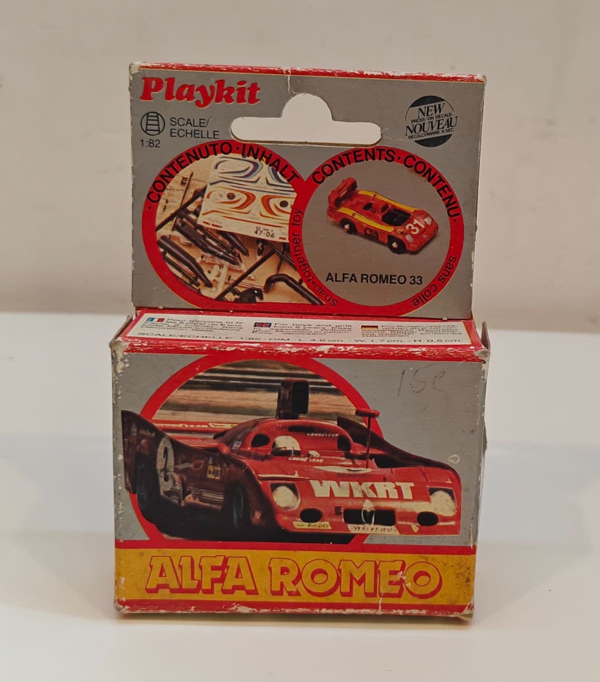 Vintage Playkit 1:82 Alfa Romeo 33 TT 12 Model Kit