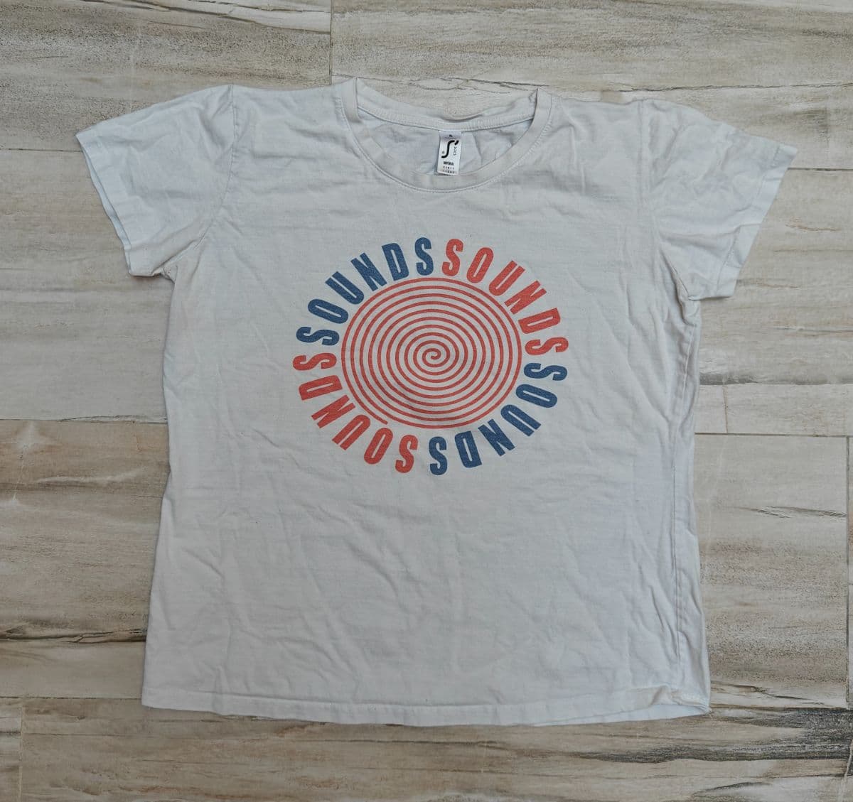 Sounds Magazine Spiral T Shirt Womens XL White SOLS Kurt Cobain Grunge