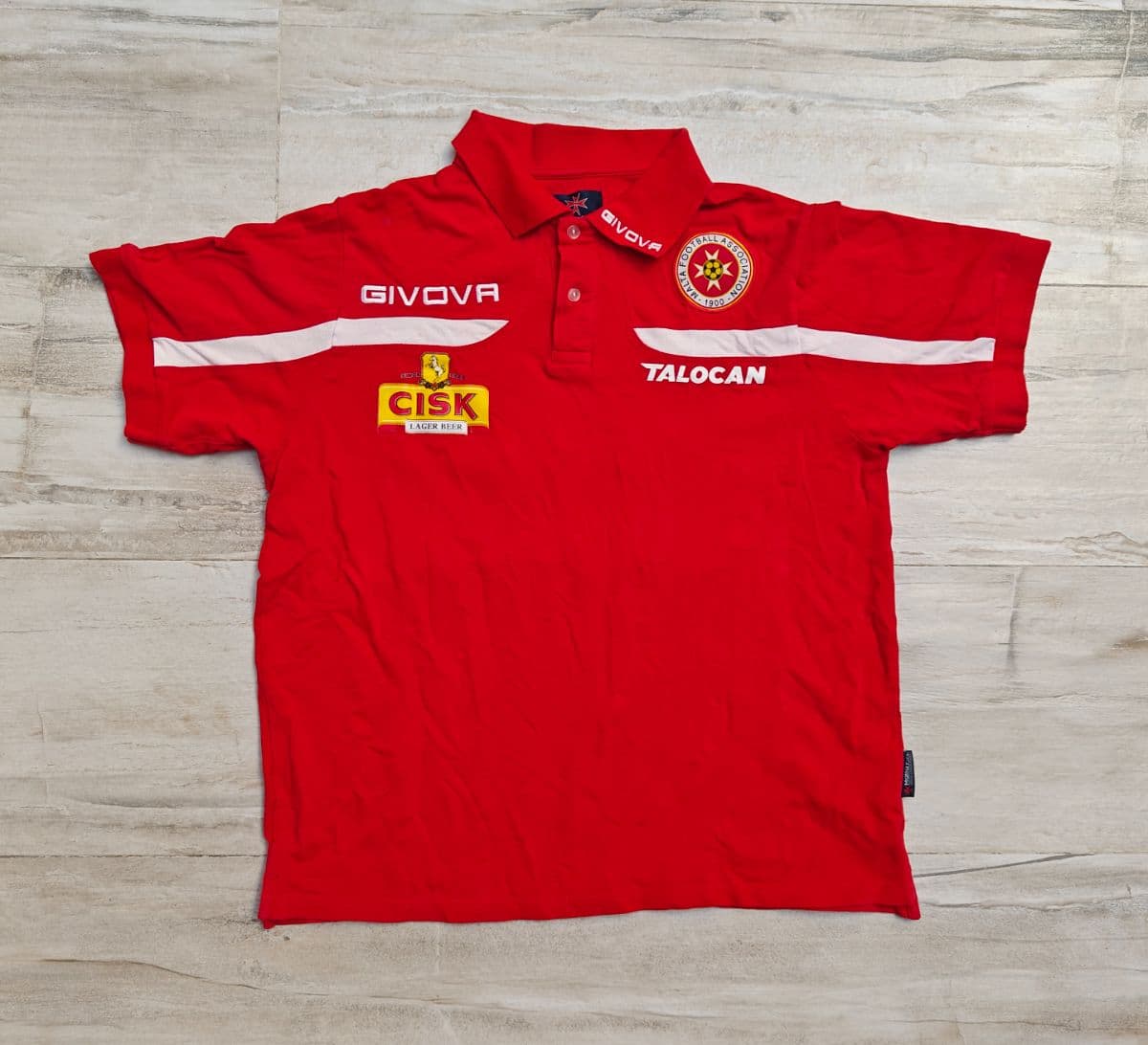 Official Malta FA Staff / Presentation Polo - Givova (Cisk & Talocan) Size L
