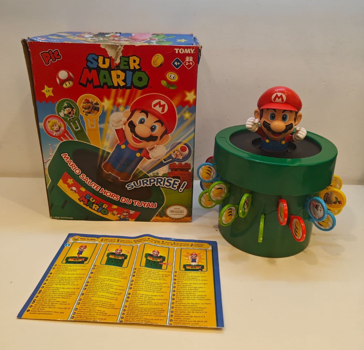 TOMY Super Mario Pop Up Game – Complete with Box