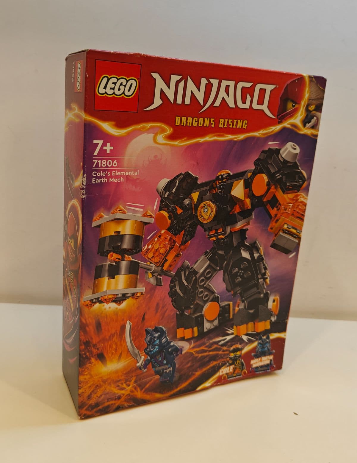 LEGO NINJAGO 71806 Cole's Elemental Earth Mech - Brand New Sealed