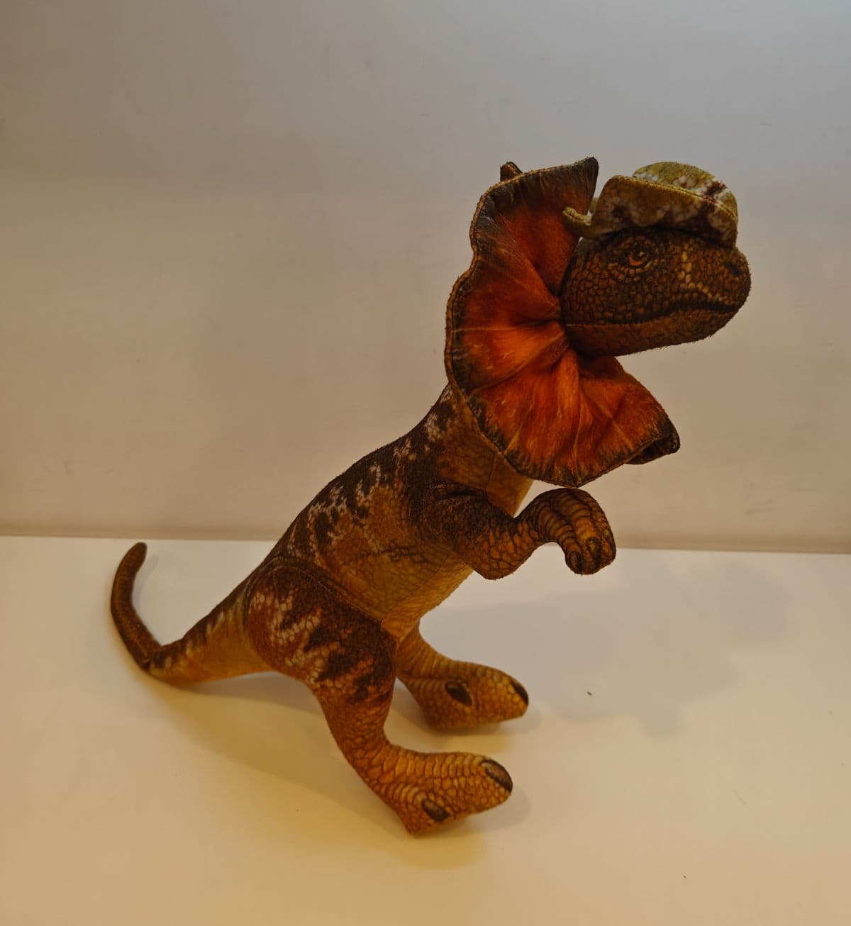 Vintage 1992 Dakin Jurassic Park Dilophosaurus Dinosaur Plush Toy 22" Rare VTG
