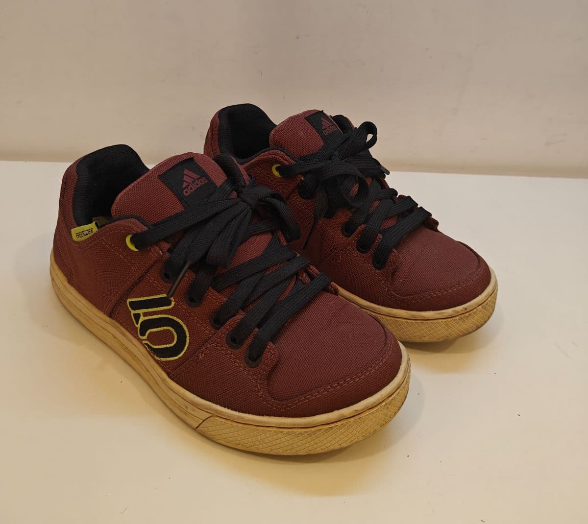 Adidas Five Ten Freerider Canvas MTB Shoes Women's 38 2/3 US 7 Burgundy