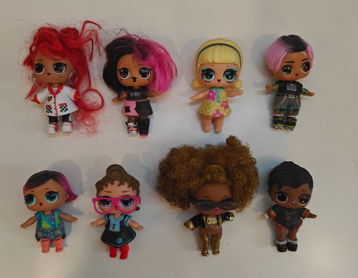Bundle of 8 L.O.L. Surprise Dolls (Includes Hairgoals & Boy Doll)