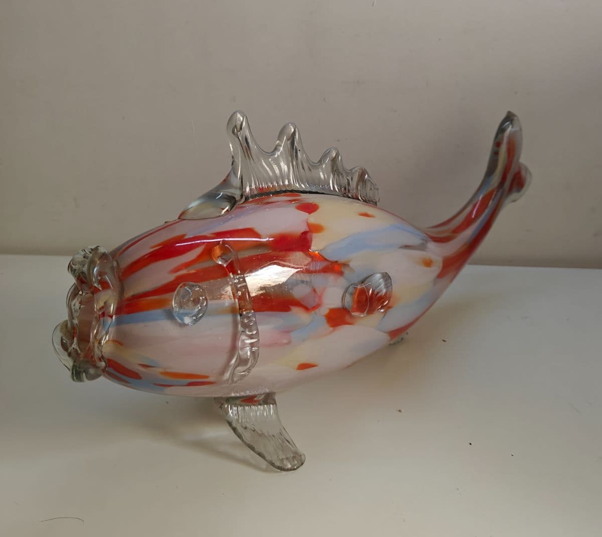 Large Vintage Murano Style Glass Fish 45cm