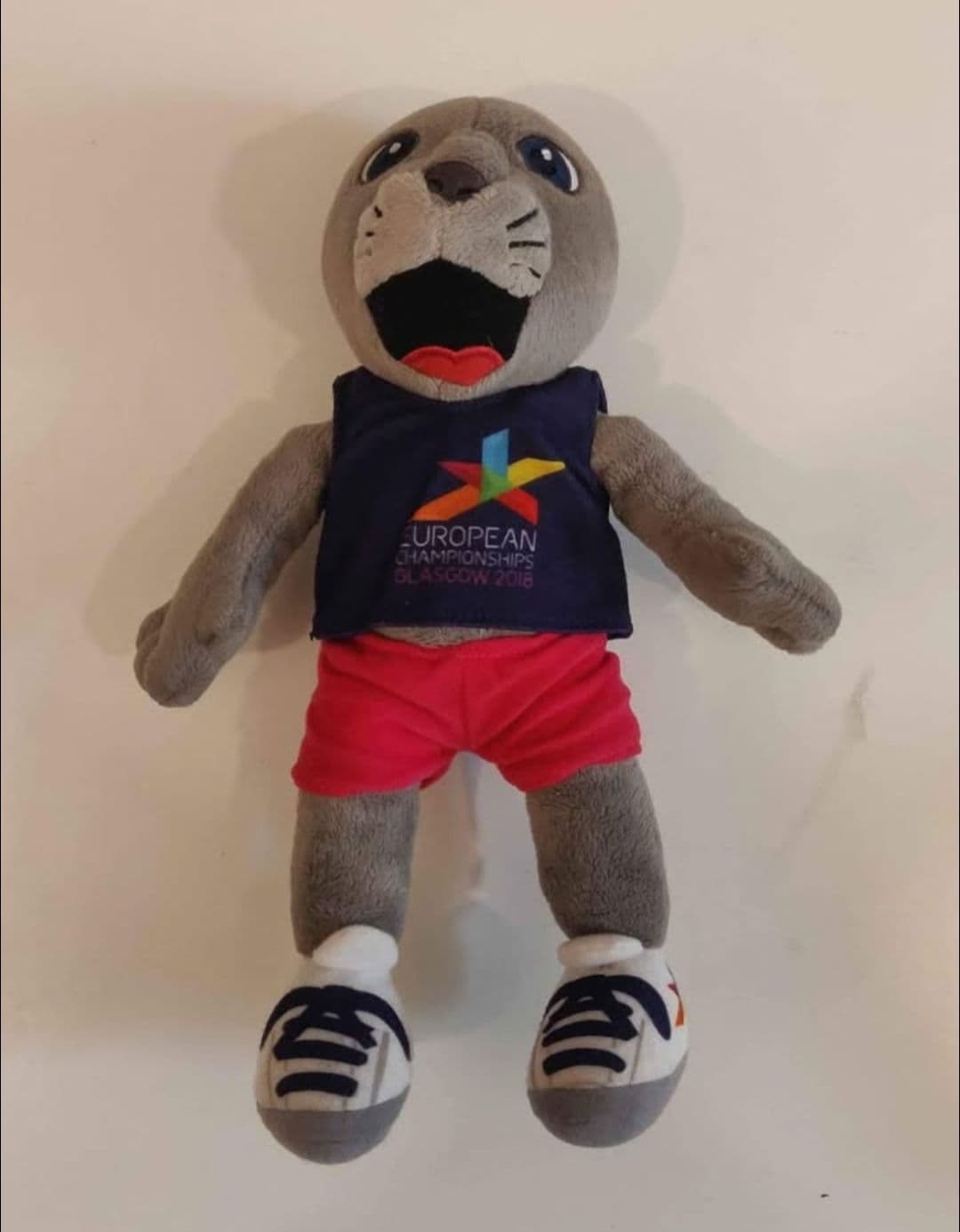 Glasgow 2018 European Championships Official Mascot Bonnie Soft Plush Toy 25cm