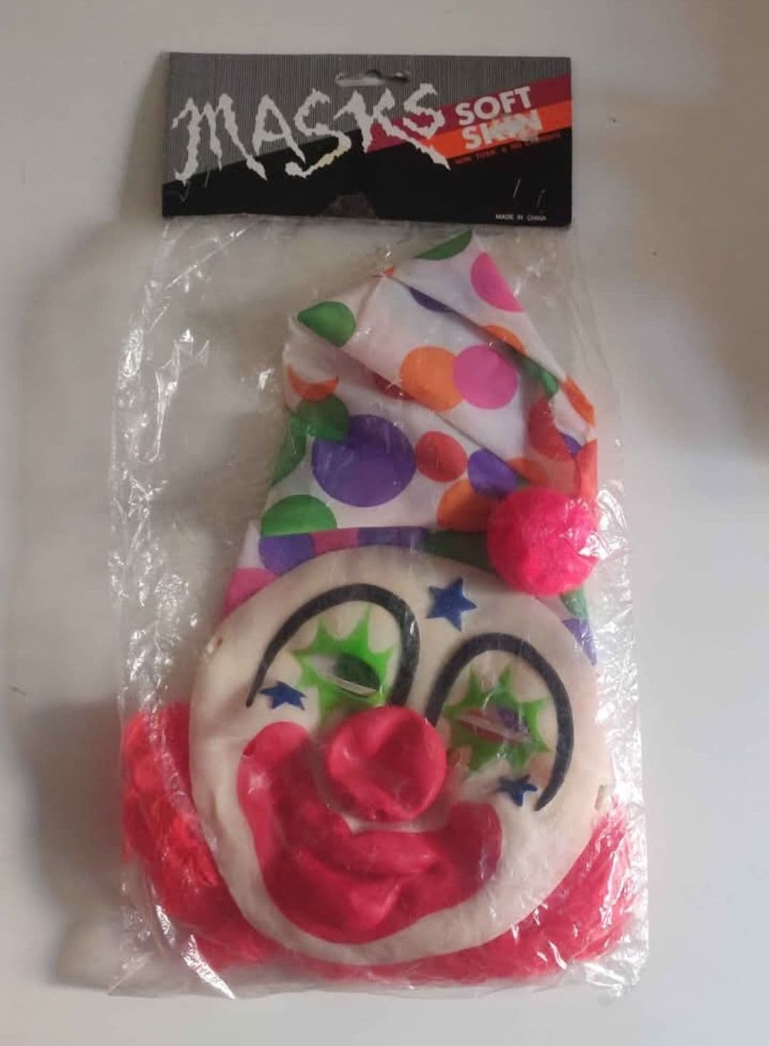 Halloween Carnival Clown Mask Soft Skin