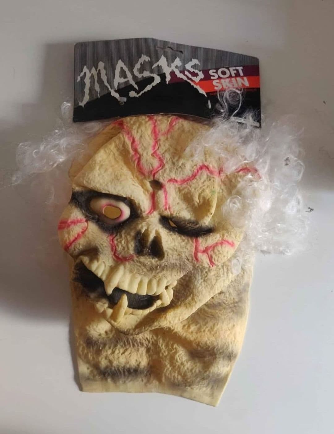 Vintage Halloween Scary Mask Rubber Material