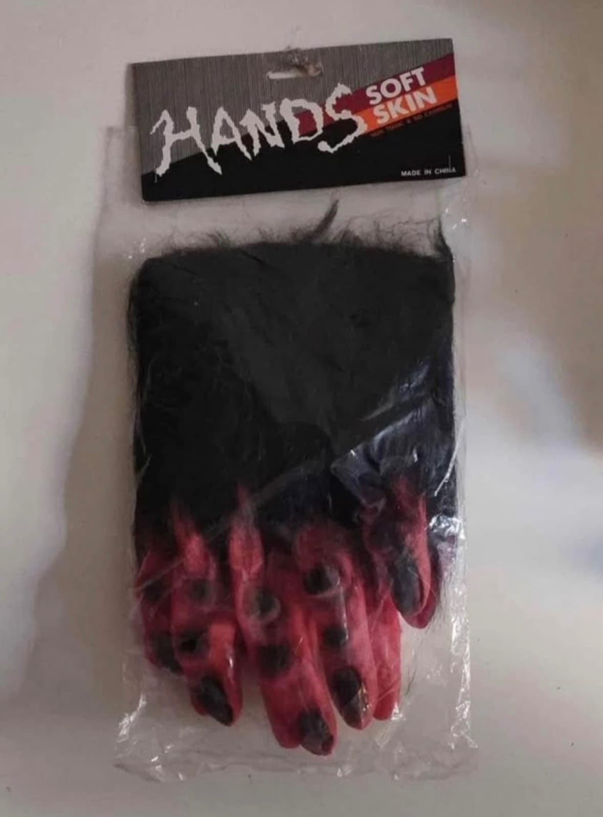 Halloween Werewolf Monster Hands Gloves Soft Skin