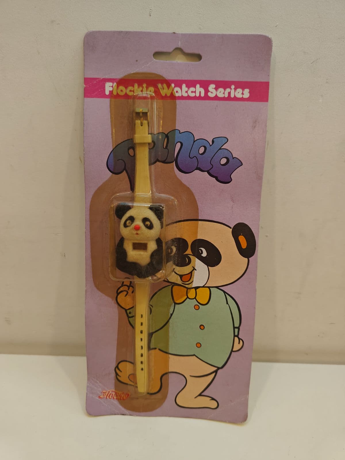 Vintage 1980s Panda Flockie Watch Series Kids Digital Watch New Sealed Deadstock
