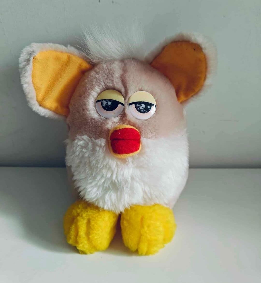 Vintage Patamates Knock Off Furby 7" Plush Toy